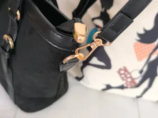 Bolso elegante negro de calidad