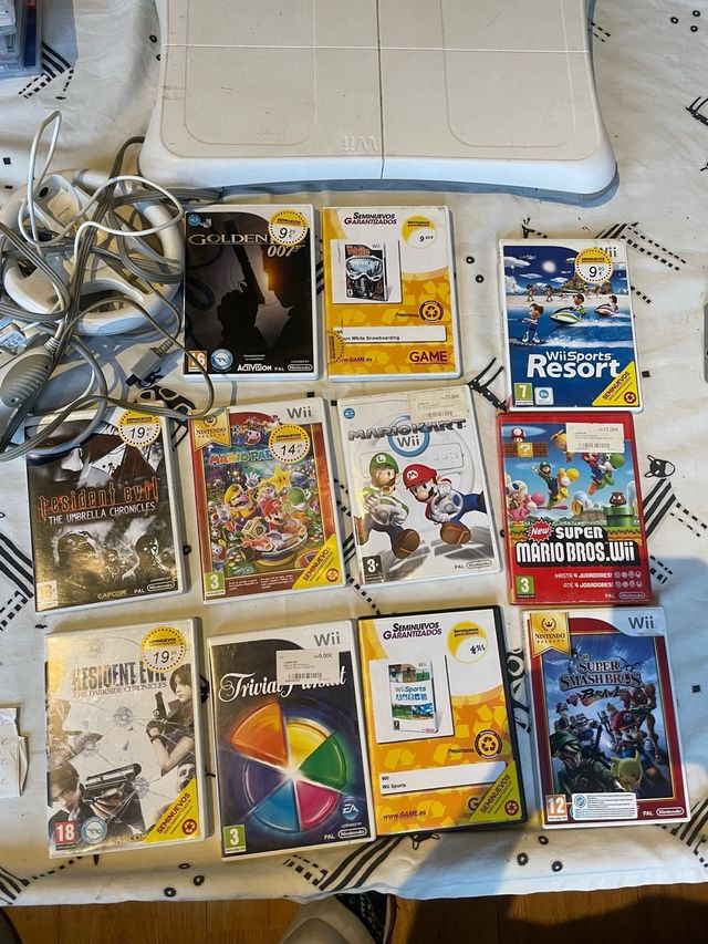 Pack Nintendo Wii: 10 juegos + Balance Board