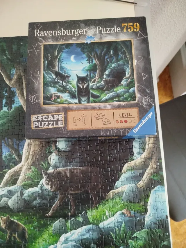 Puzzle Ravensburger Escape 759 Lobos
