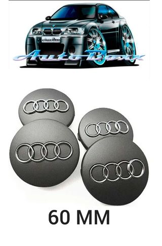 Tapas Llantas Audi 60mm Gris