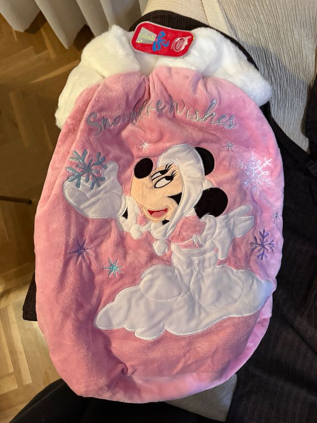 Saco Minnie Mouse Disney Rosa Peluche Nuevo