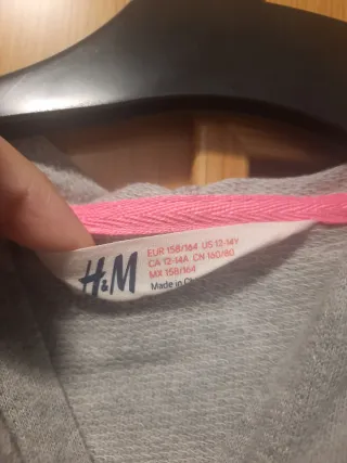 Chaqueta niña H&M lentejuelas talla 12
