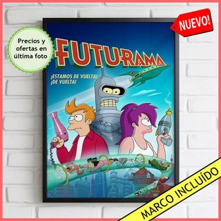 Cuadro Futurama Bender - Poster Futurama Groening