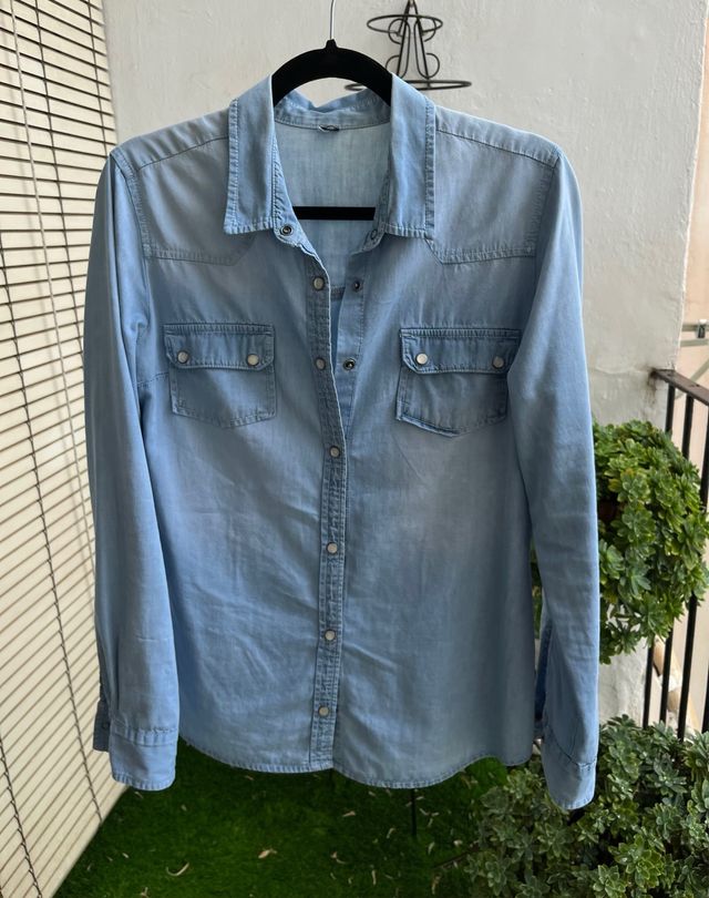 Camisa vaquera azul