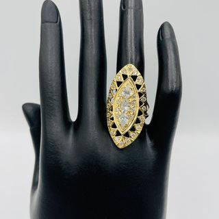 LANZADERA 3 PIEDRA AZUL 18K