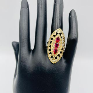 LANZADERA 3 PIEDRA AZUL 18K