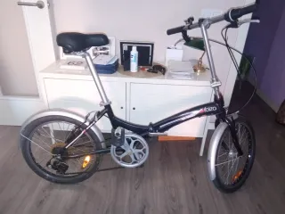 Bicicleta plegable de aluminio