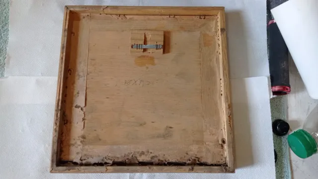 Quadre de ceràmica tipus bodegó.