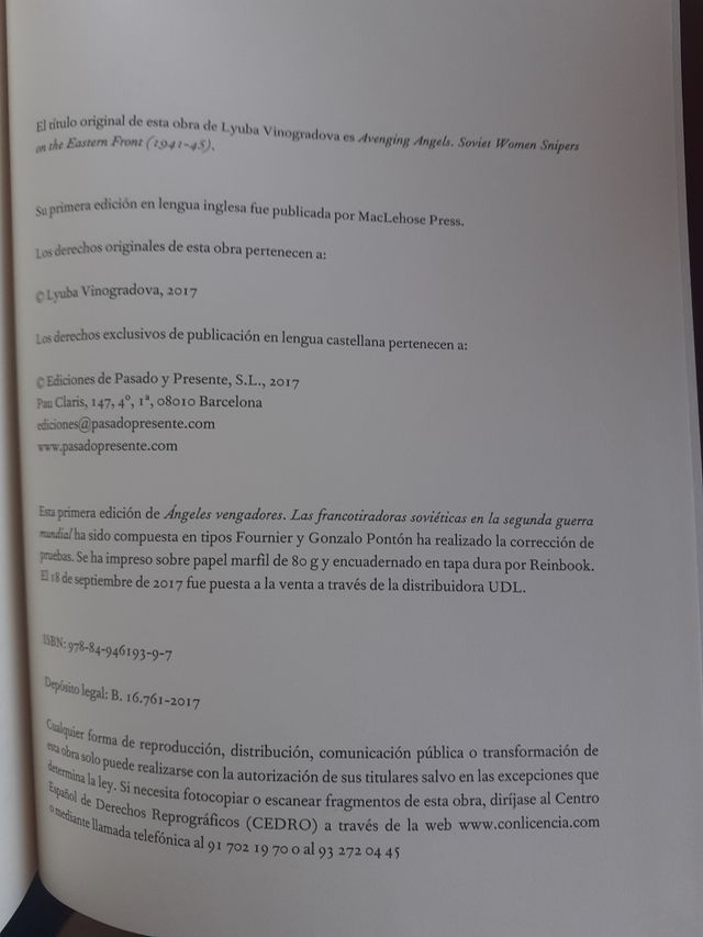Ángeles vengadores, tapa dura 1a ed.