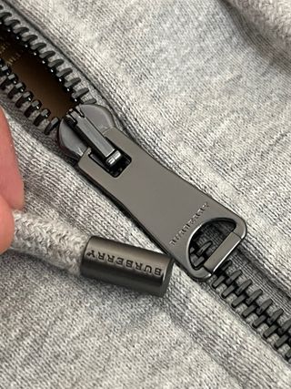 Sudadera Burberry Gris con Capucha