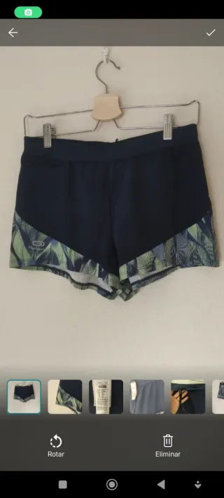 Pantalón corto deportivo mujer Kalenji Talla XS
