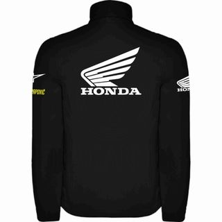 CHAQUETA MOTO CORTAVIENTOS SOFTSHELL TIPO HONDA