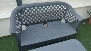 Conjunto Terraza: Sofá, Sillón y Mesa