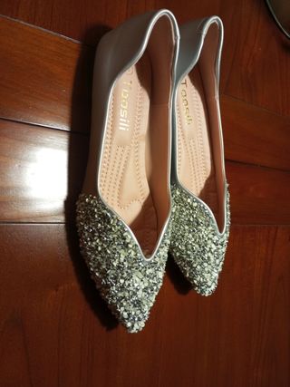 Bailarinas Taosili doradas y plateadas
