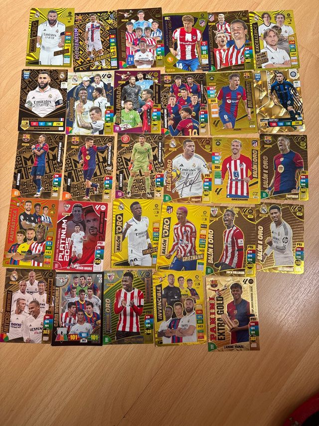 Cromos de fútbol Panini - Colección variada