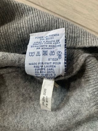 Jersey Ralph Lauren Gris 