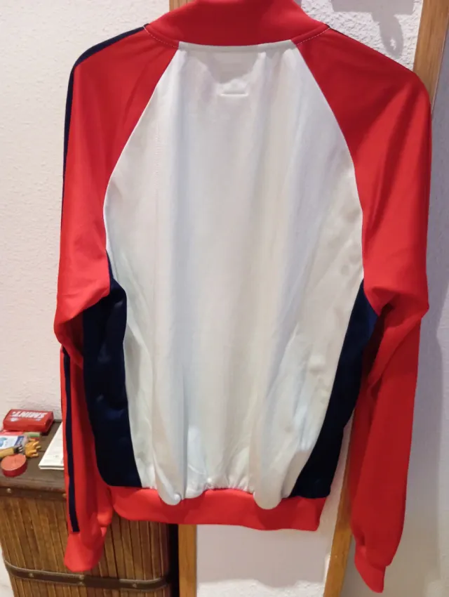Chaqueta Adidas Roja y Blanca