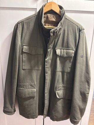 Abrigo Pedro del Hierro verde oscuro