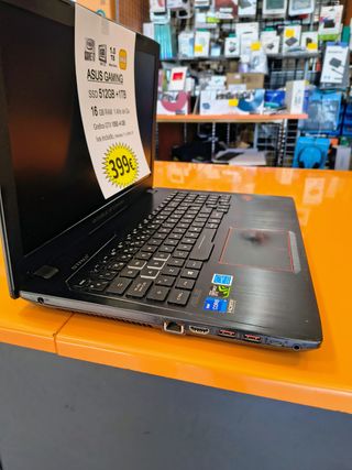 Portátil Asus Gaming i7 16GB RAM 512GB SSD + 1TB