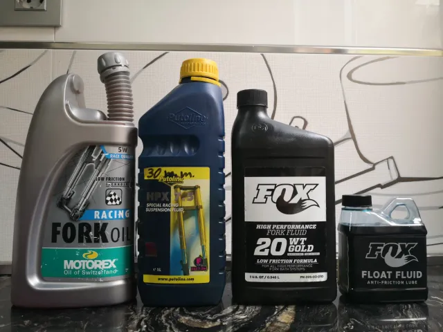 Lote de Aceites Mantenimientos para Horquillas Fox