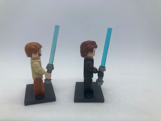 Lego compaible Star Wars Anakin y Obi Wan Kenobi