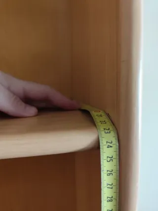 Estantería de madera modular para oficina