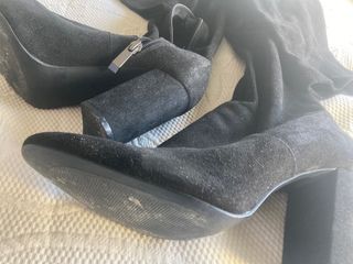 Botas altas Stradivarius ante negras talla 38