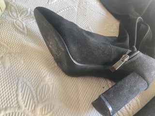 Botas altas Stradivarius ante negras talla 38