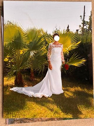 Vestido de Novia Rosa Clará Blanco