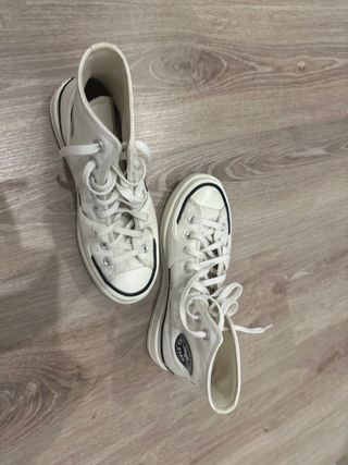 Converse Plataforma Talla 40 Blancas