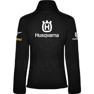 CHAQUETA MOTO CORTAVIENTOS SOFTSHELL TIPO HUSQVARN