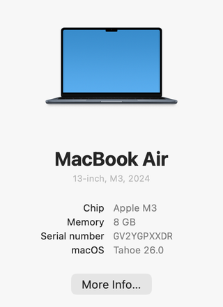 MacBook Air 13 M3 2024