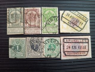 Antiguos sellos de Bélgica
