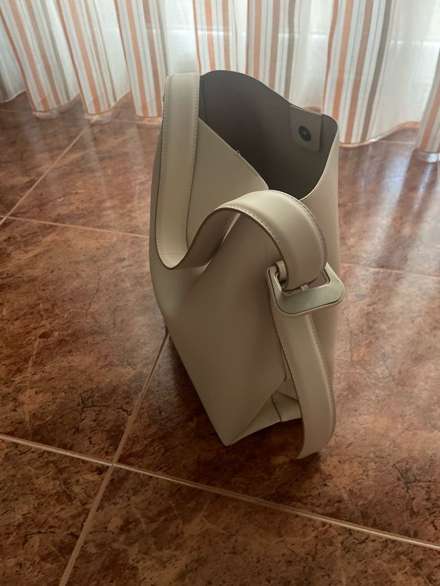 Bolso Tote Beige/Blanco