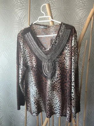 Blusa Estrago Mujer Talla XL Animal Print