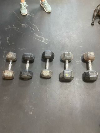 Mancuernas Hexagonales 22.5kg x 2