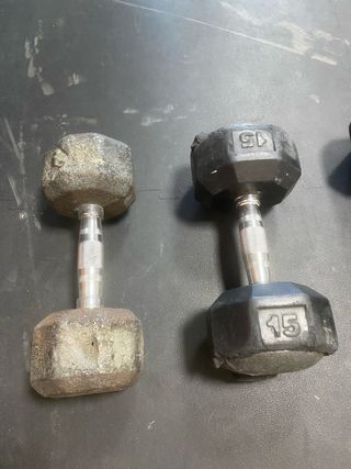 Mancuernas Hexagonales 22.5kg x 2
