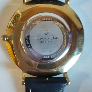 Reloj Massimo Dutti Dorado y Negro