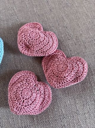 Profumatori uncinetto a forma di cuore