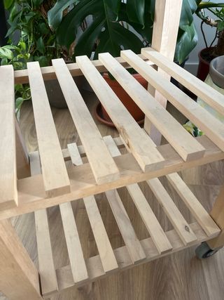 Carrito auxiliar IKEA BEKVÄM madera