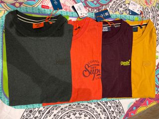 Lote 4 Camisetas Superdry Talla XXXL