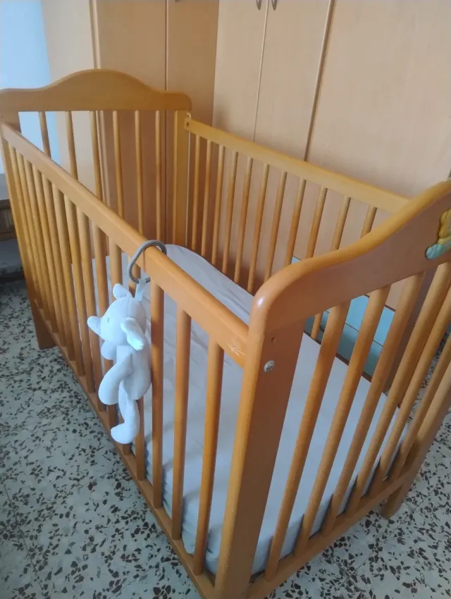 Cuna de madera 60x120