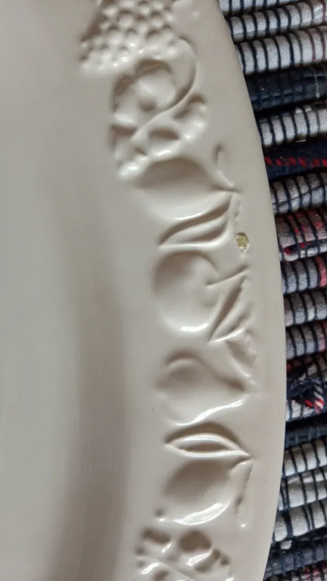 Fuente Franco Giorgi porcelana blanca