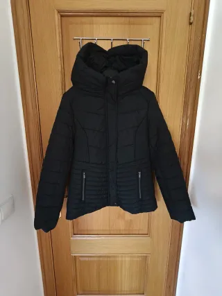 Parka corta Sfera negra talla S
