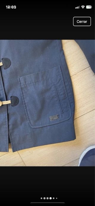 Parka New Only con etichetta e foulard in regalo