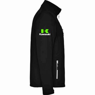 CHAQUETA MOTO CORTAVIENTOS SOFTSHELL TIPO KAWASAKI