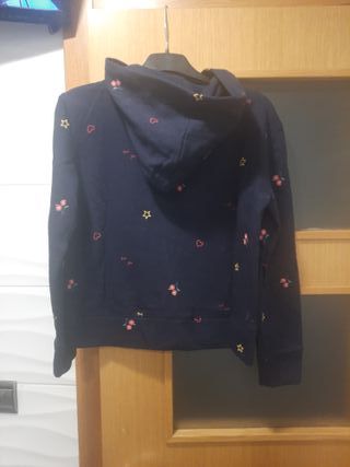 Sudadera Gap Niña Azul Estampada Talla 14-16