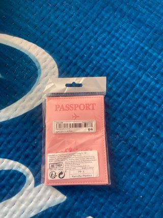 Porta passaporto rosa