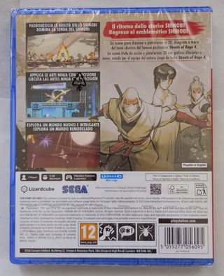 Shinobi Art of Vengeance PS5 Precintado ES