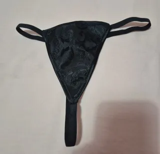 Corsé negro con tanga Talla M/L